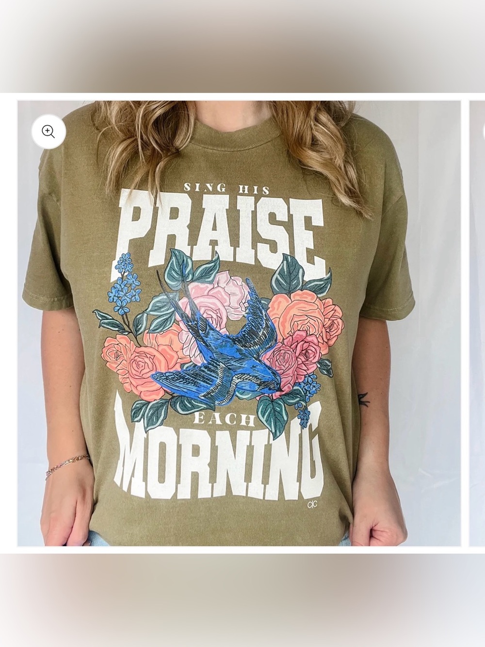 NEW! Sing His Praise Each Morning Tee